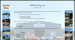 Desktop Screenshot of msrrecycling.com